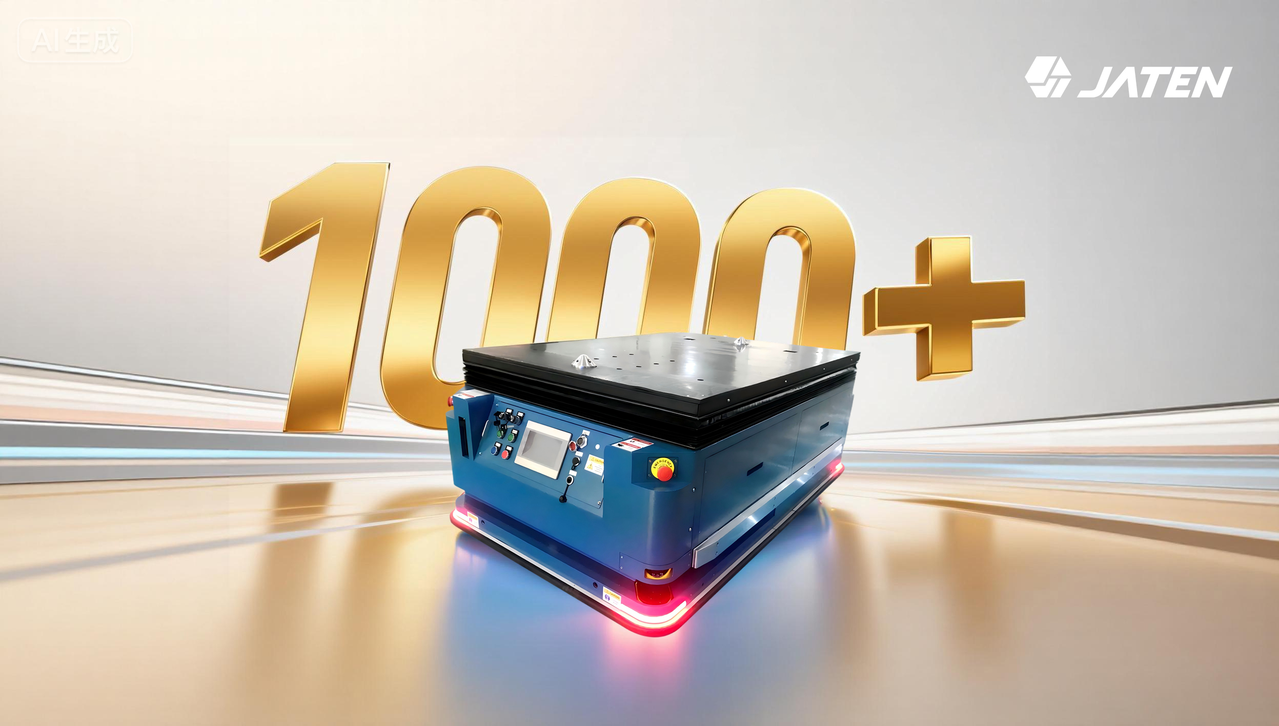 嘉腾iCore斩获千台AGV机器人订单