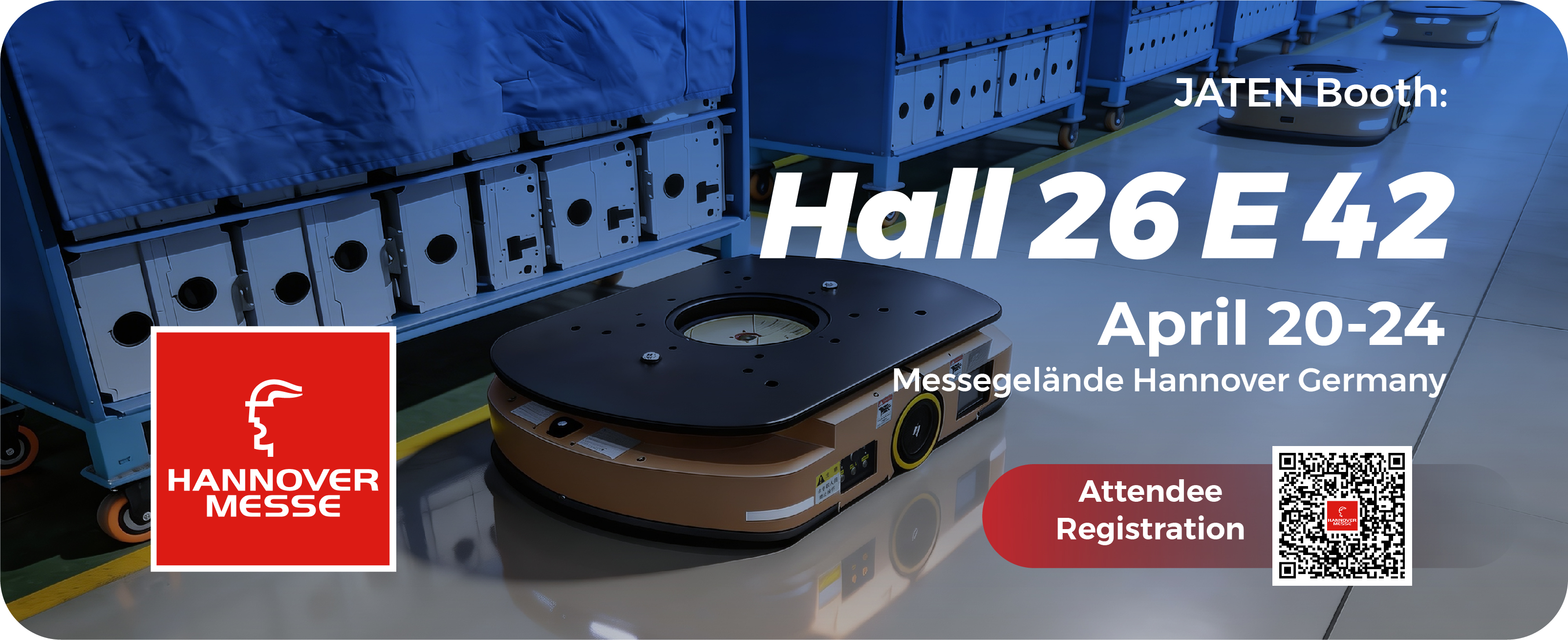 JATEN Robotics AGV Solutions for Smart Manufacturing | Hannover Messe